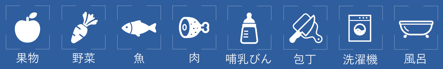 SHELLISTA(シェリスタ)除菌消臭スプレー250mlの使用用途アイコン